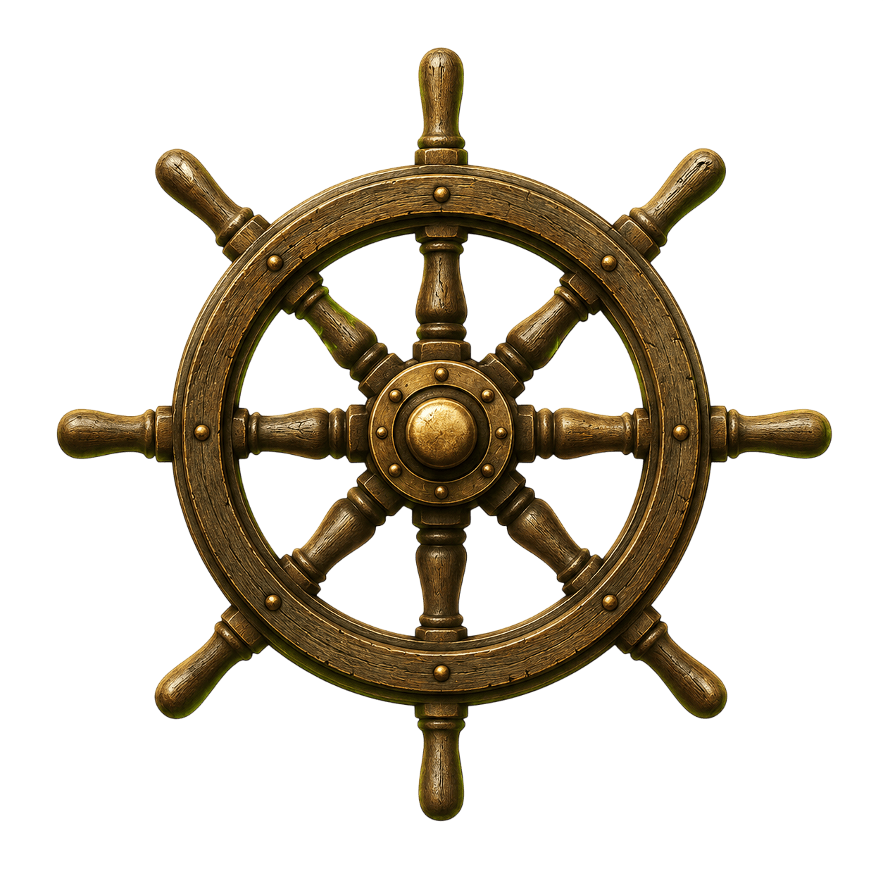 Roue de bateau pirate